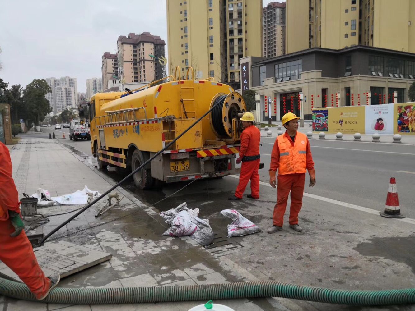 桂平排污管道清淤-管道清洗